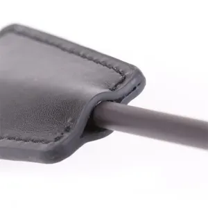 Federkitzler und Paddel, 36 cm, Rot/Schwarz von Latetobed BDSM Line