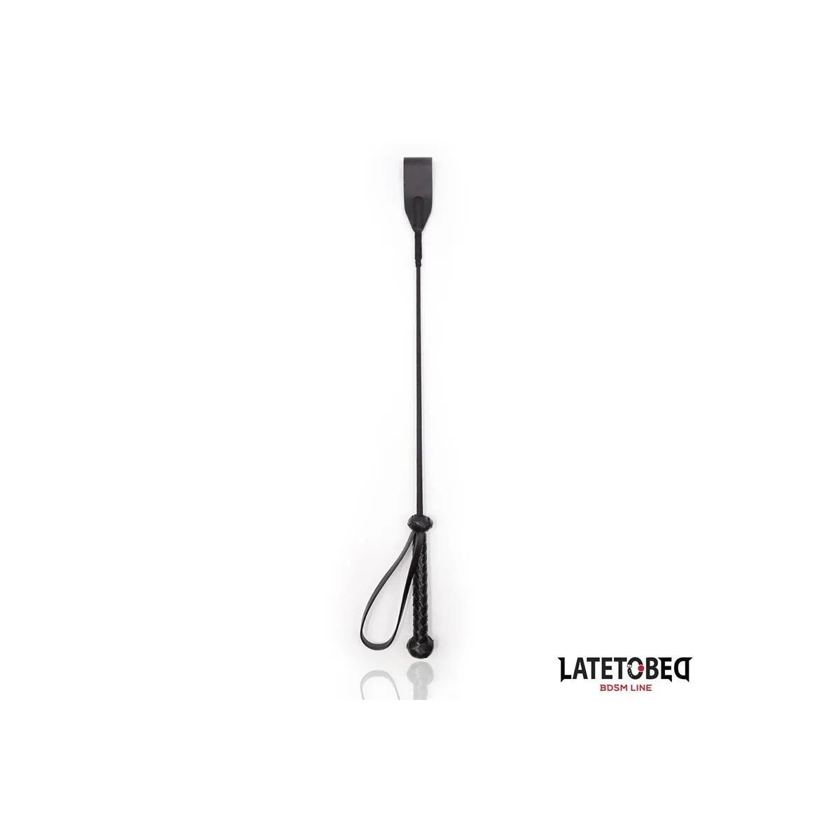 Klassische Peitsche mit Geflochtenem Griff, 60 cm von Latetobed BDSM Line | Fesselliebe.de