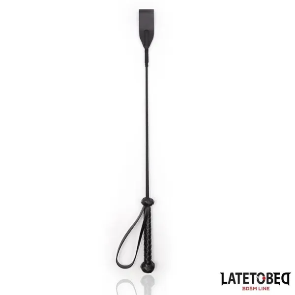 Klassische Peitsche mit Geflochtenem Griff, 60 cm von Latetobed BDSM Line | Fesselliebe.de