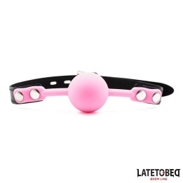 Silikon-Ballknebel, Rosa von Latetobed BDSM Line | Fesselliebe.de