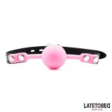 Silikon-Ballknebel, Rosa von Latetobed BDSM Line | Fesselliebe.de