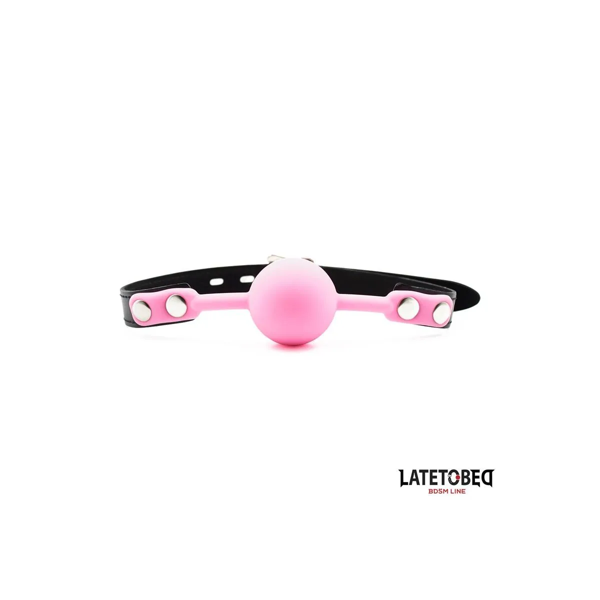 Silikon-Ballknebel, Rosa von Latetobed BDSM Line | Fesselliebe.de