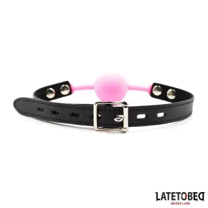 Silikon-Ballknebel, Rosa von Latetobed BDSM Line