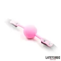 Silikon-Ballknebel, Rosa von Latetobed BDSM Line