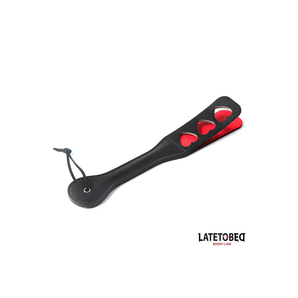 Doppelschicht-Paddel Herz 32 cm von Latetobed BDSM Line | Fesselliebe.de