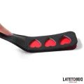 Doppelschicht-Paddel Herz 32 cm von Latetobed BDSM Line