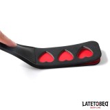 Doppelschicht-Paddel Herz 32 cm von Latetobed BDSM Line | Fesselliebe.de