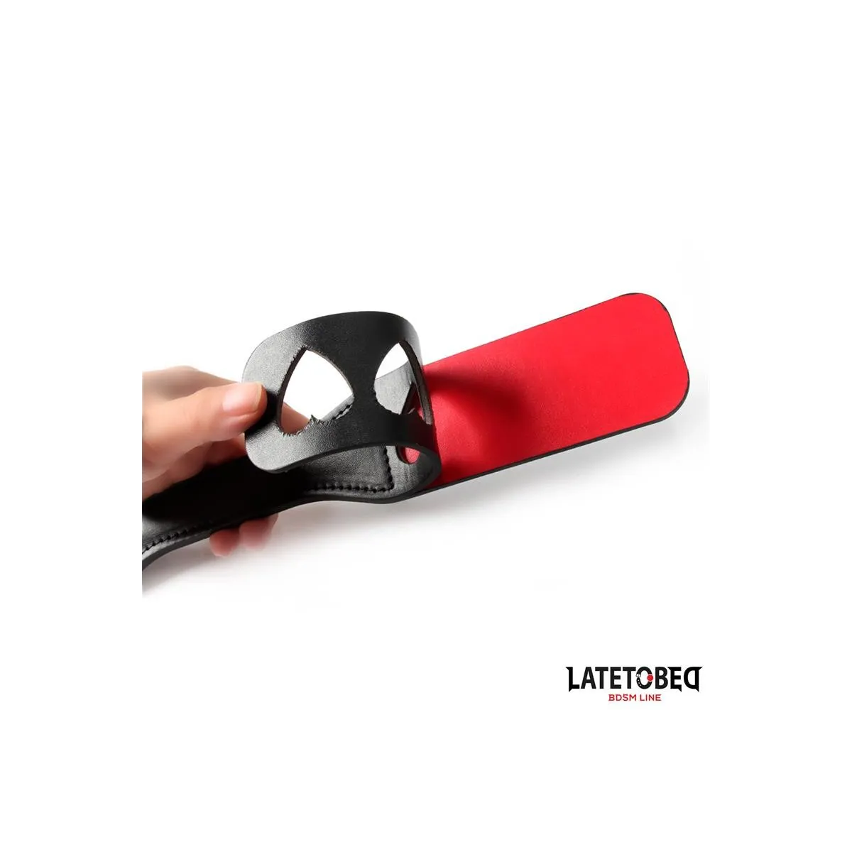 Doppelschicht-Paddel Herz 32 cm von Latetobed BDSM Line | Fesselliebe.de