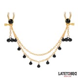 Nippelklemmen mit Kette und Glocken von Latetobed BDSM Line | Fesselliebe.de