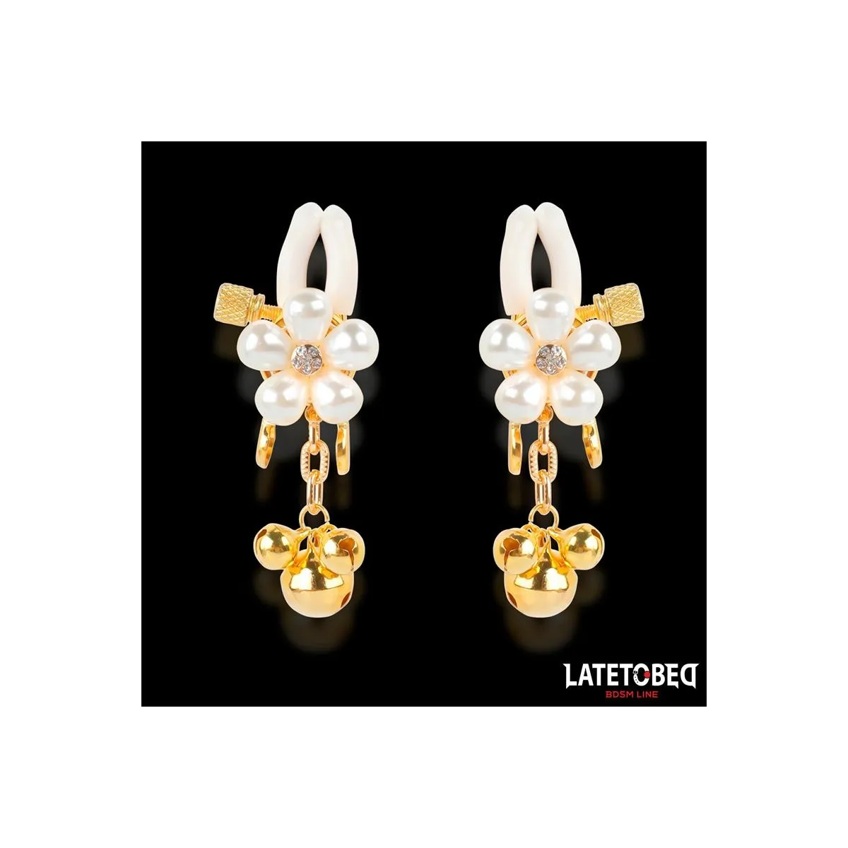 Perlen-Nippelklemmen von Latetobed BDSM Line | Fesselliebe.de