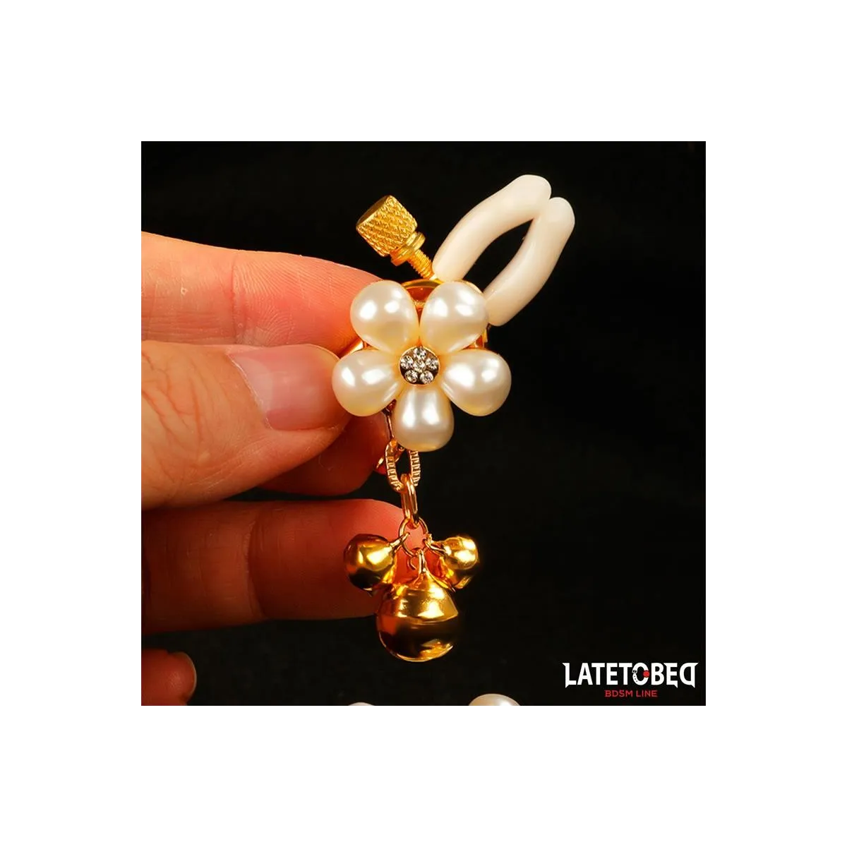 Perlen-Nippelklemmen von Latetobed BDSM Line | Fesselliebe.de