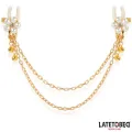Rearl-Nippelklemmen mit Kette von Latetobed BDSM Line