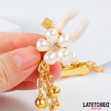 Rearl-Nippelklemmen mit Kette von Latetobed BDSM Line | Fesselliebe.de