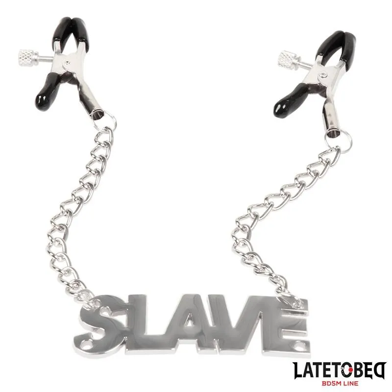 Nippelklemmen mit Slave von Latetobed BDSM Line | Fesselliebe.de