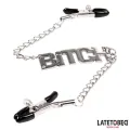 Nippelklemmen mit Bitch von Latetobed BDSM Line