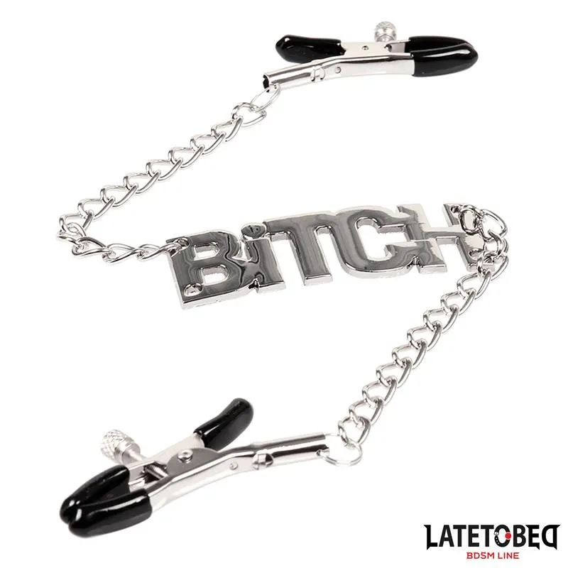 Nippelklemmen mit Bitch von Latetobed BDSM Line | Fesselliebe.de
