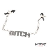 Nippelklemmen mit Bitch von Latetobed BDSM Line | Fesselliebe.de