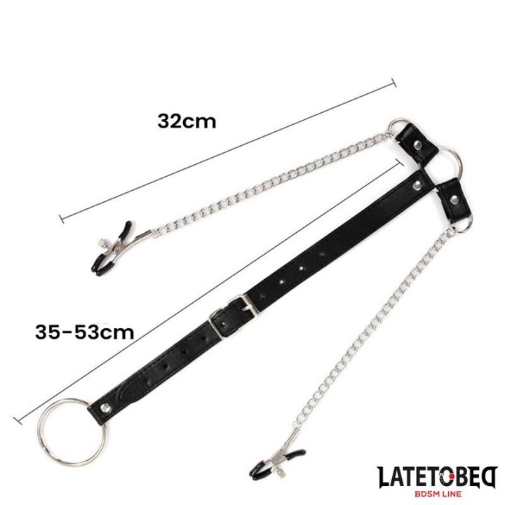 Nippelklemmen mit Penisring von Latetobed BDSM Line | Fesselliebe.de
