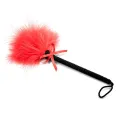 Feder-Kitzler mit Schleife 25 cm Rot von Latetobed BDSM Line