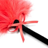 Feder-Kitzler mit Schleife 25 cm Rot von Latetobed BDSM Line | Fesselliebe.de