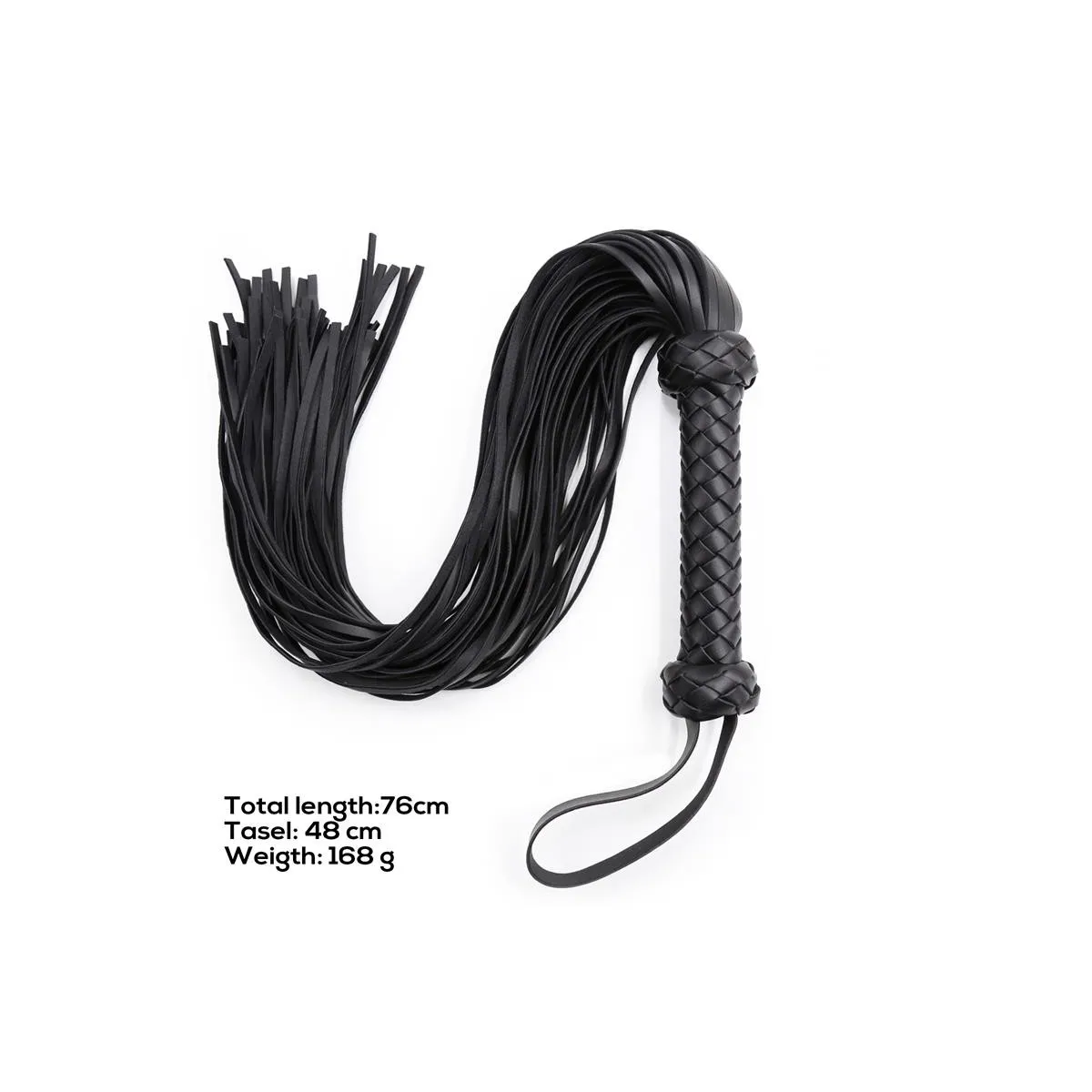 Peitsche mit Stachelgriff 76 cm von Latetobed BDSM Line | Fesselliebe.de
