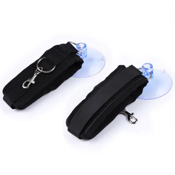 Verstellbare Fussfesseln mit Saugnäpfen von Latetobed BDSM Line | Fesselliebe.de