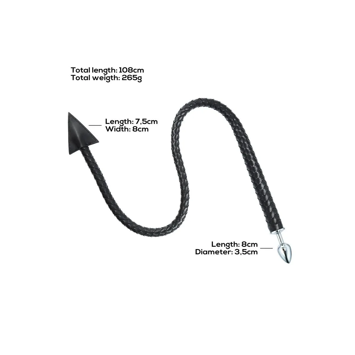 Weave Devil Tail Butt Plug von Latetobed BDSM Line | Fesselliebe.de