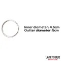 Metall-Penisring Innendurchmesser 4,5 cm Aussendurchmesser 5 cm von Latetobed BDSM Line
