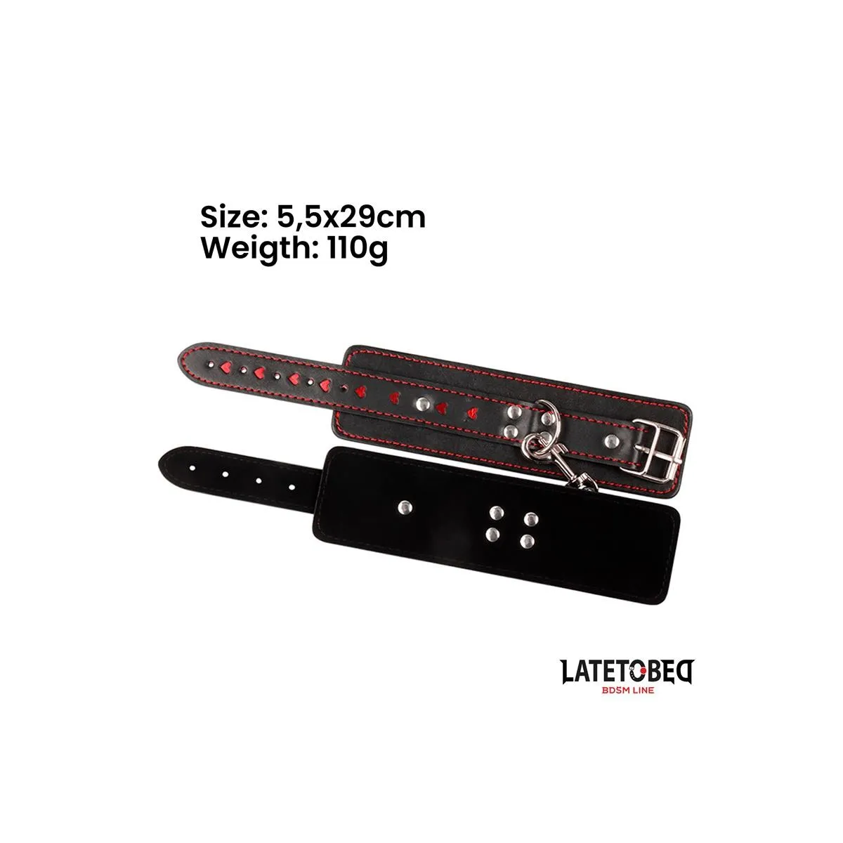 Fessel mit Kette und Herzen von Latetobed BDSM Line | Fesselliebe.de