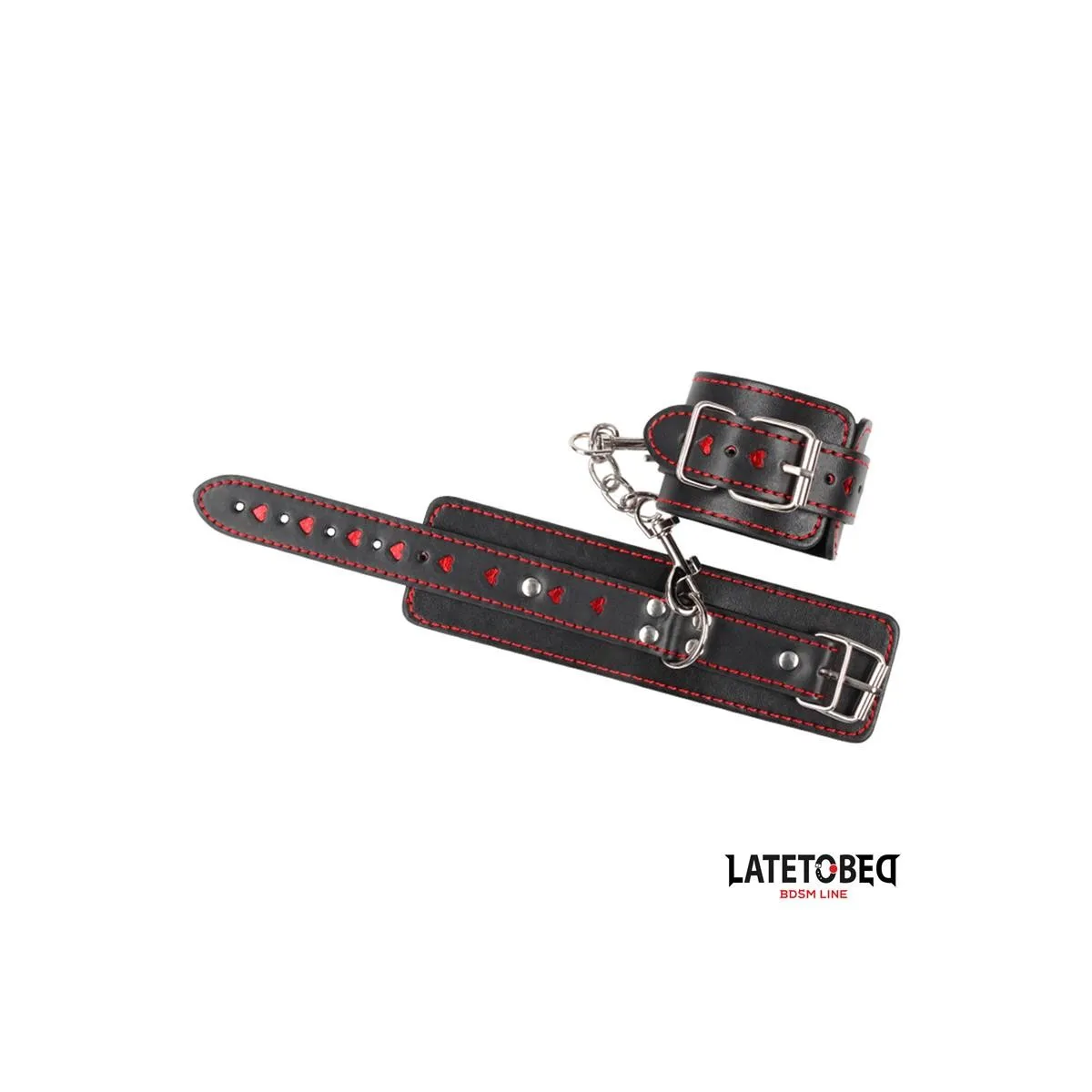 Fussfessel mit Kette und Herzen von Latetobed BDSM Line | Fesselliebe.de