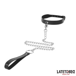 Halsband mit Glocke und Leine von Latetobed BDSM Line | Fesselliebe.de