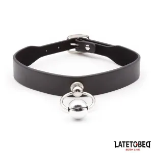 Halsband mit Glocke und Leine von Latetobed BDSM Line