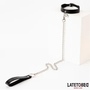Halsband mit Glocke und Leine von Latetobed BDSM Line