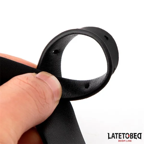 Halsband mit Glocke und Leine von Latetobed BDSM Line | Fesselliebe.de