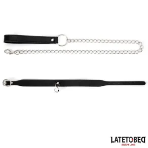 Halsband mit Glocke und Leine von Latetobed BDSM Line