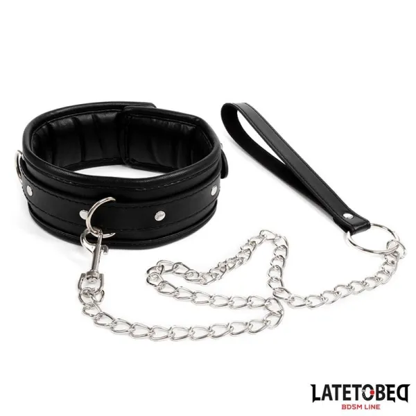 Schwammhalsband mit Leine von Latetobed BDSM Line | Fesselliebe.de