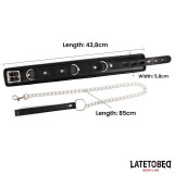 Schwammhalsband mit Leine von Latetobed BDSM Line | Fesselliebe.de