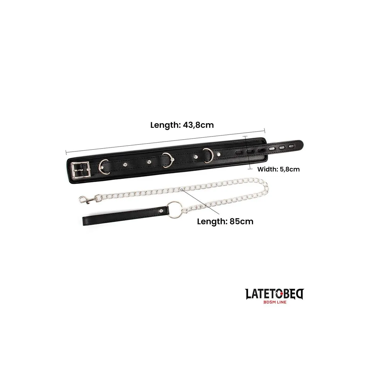 Schwammhalsband mit Leine von Latetobed BDSM Line | Fesselliebe.de