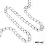 Halsband mit Leine 52 cm von Latetobed BDSM Line | Fesselliebe.de