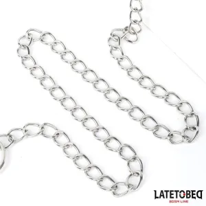 Halsband mit Leine 52 cm von Latetobed BDSM Line