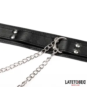 Halsband mit Nippelklemmen von Latetobed BDSM Line