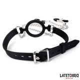 Mundknebel mit Nippelklemmen von Latetobed BDSM Line | Fesselliebe.de