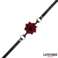 Goldfarbene Metall-Rosenknebelkugel von Latetobed BDSM Line