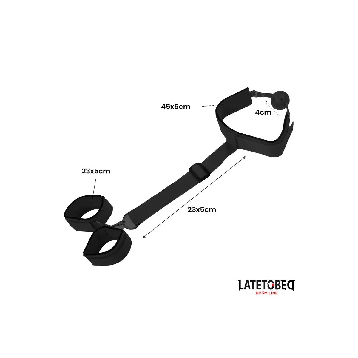 Knebelkugel und Fesseln von Latetobed BDSM Line | Fesselliebe.de