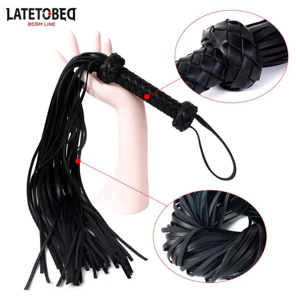 Geflochtener Flogger 64,5 cm von Latetobed BDSM Line | Fesselliebe.de