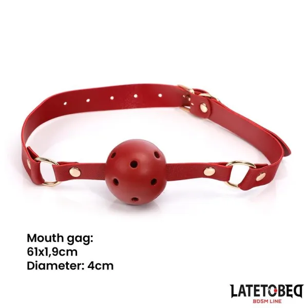 7-Teiliges Bondage-Set mit Tragetasche Rot von Latetobed BDSM Line | Fesselliebe.de