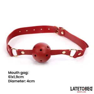 7-Teiliges Bondage-Set mit Tragetasche Rot von Latetobed BDSM Line