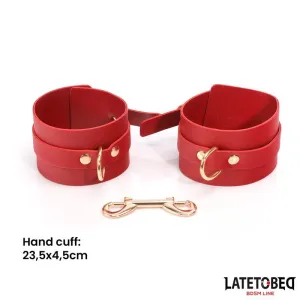 7-Teiliges Bondage-Set mit Tragetasche Rot von Latetobed BDSM Line