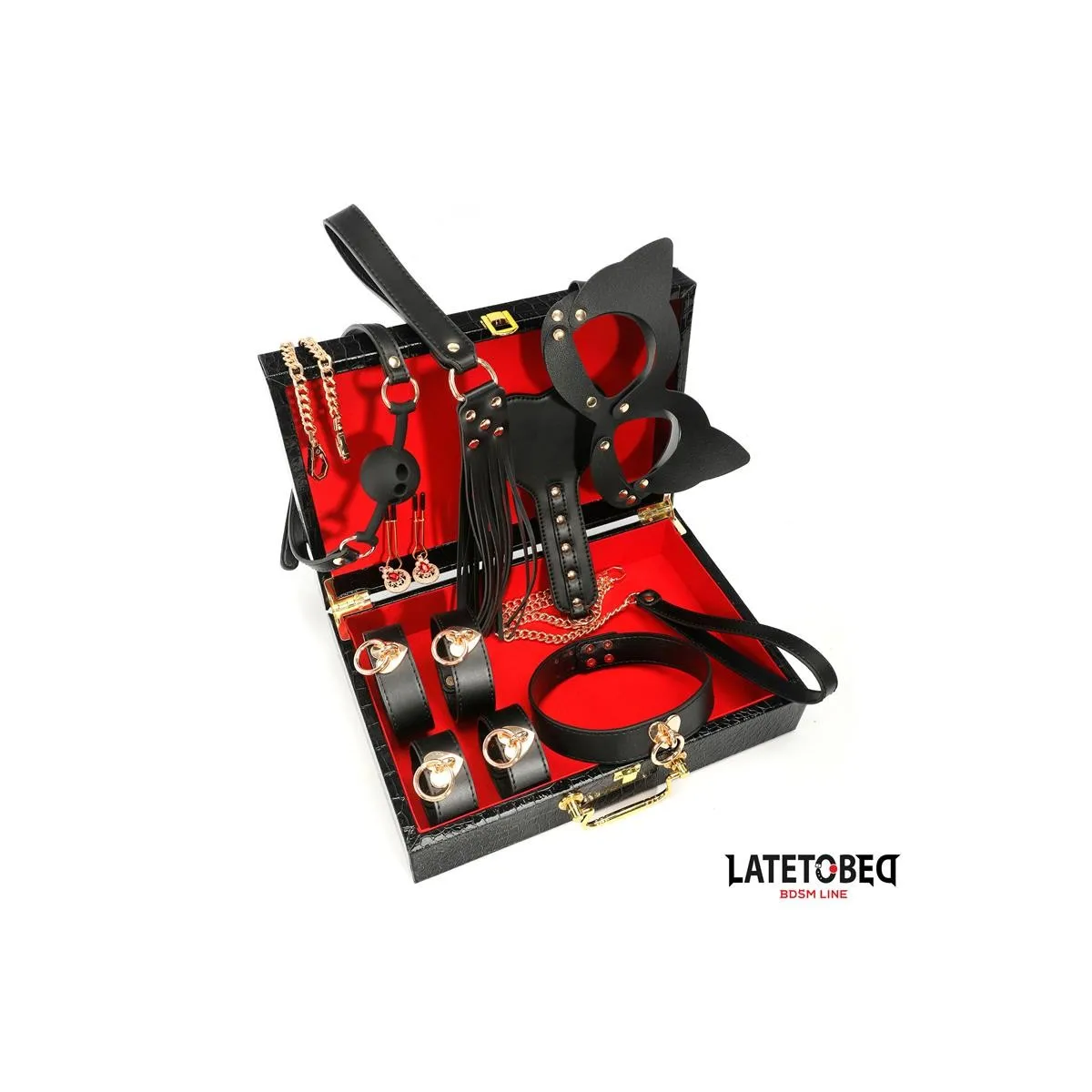 Bondage-Set 8-Teilig mit Etui von Latetobed BDSM Line | Fesselliebe.de
