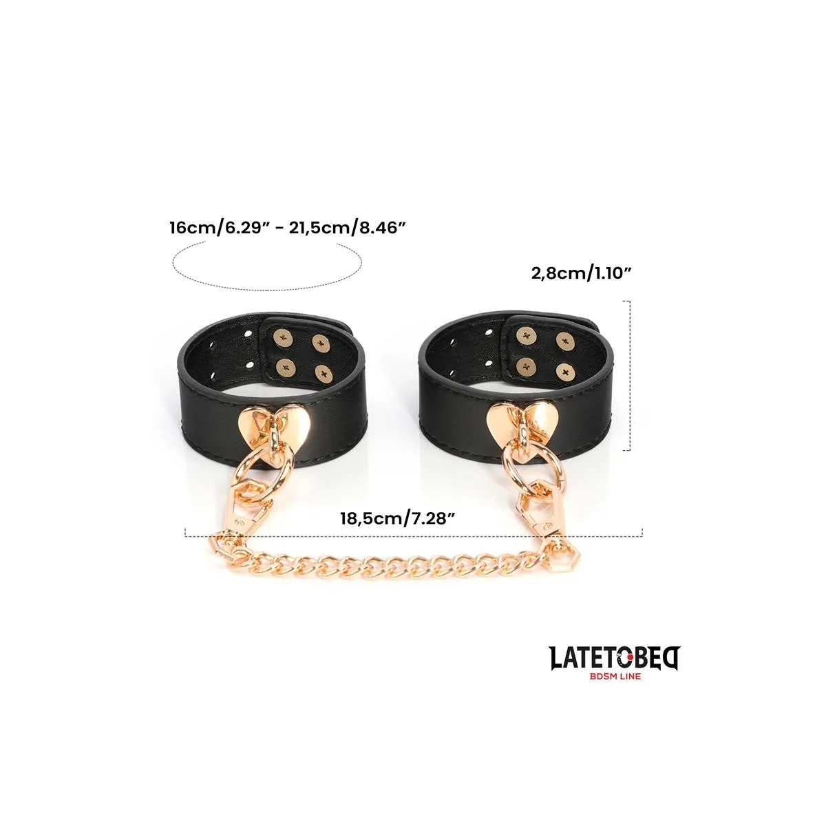 Bondage-Set 8-Teilig mit Etui von Latetobed BDSM Line | Fesselliebe.de